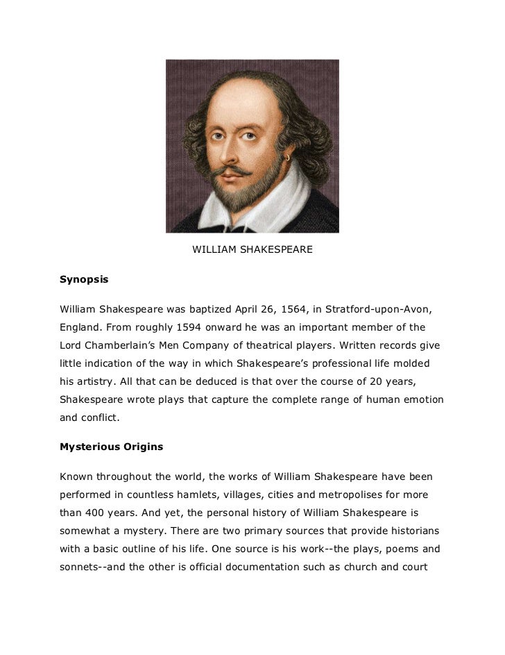 Реферат: Shakespear Essay Research Paper William Shakespeare was